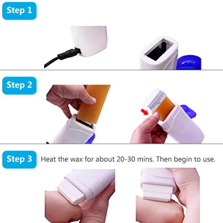 3-in-1 Depilatory Wax Heater Machine