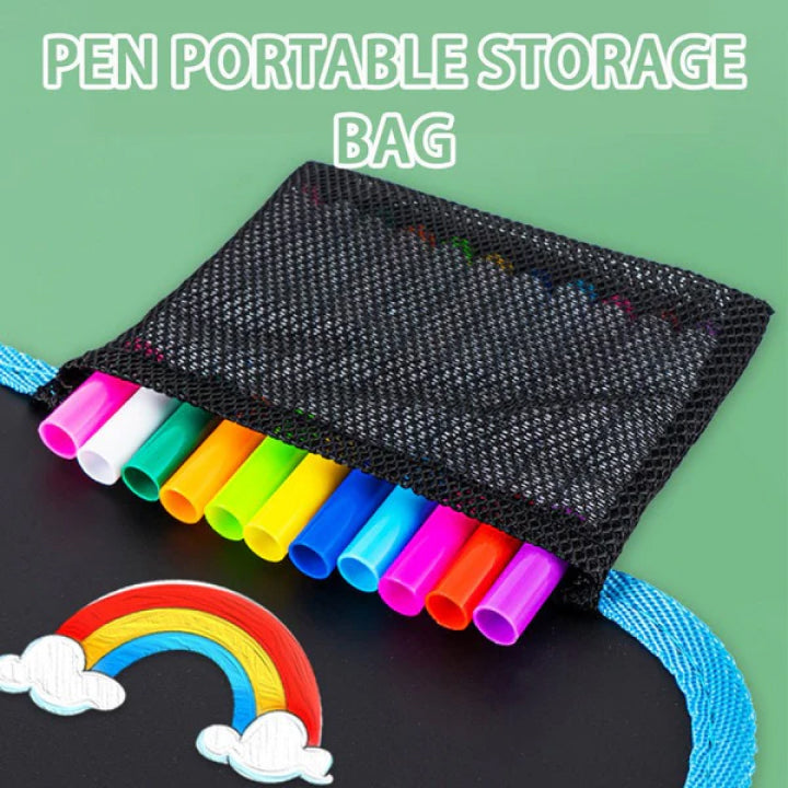 Erasable and Reusable Doodle Magic Book with 3 Markers & 2 Wipes