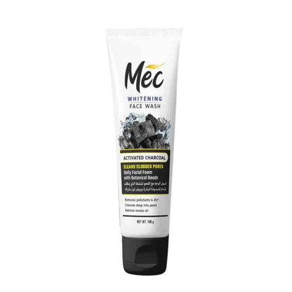 Mec Whitening Activated Charcoal Face Wash