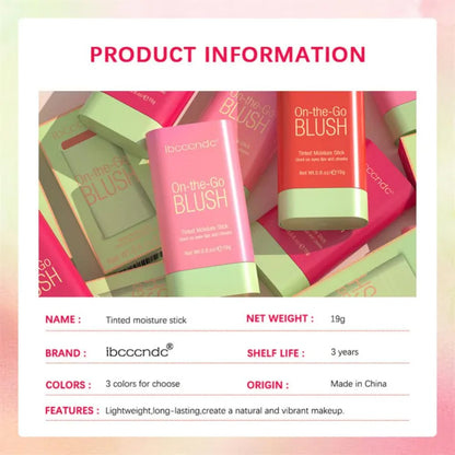 Lesto Glow Blush Stick for Cheeks