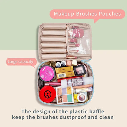 Waterproof 2-in-1 Makeup Storage Bag