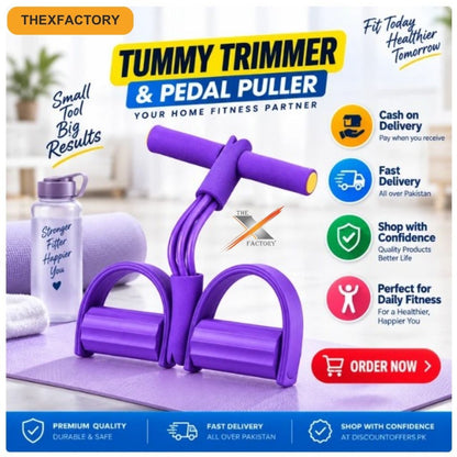 Tummy Trimmer & Pedal Puller Fitness Exercise tool