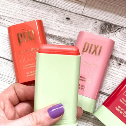 The Glow Blush on Tinted For Cheeks Make Up Moisture Stick Long Wearing Make Up Blush