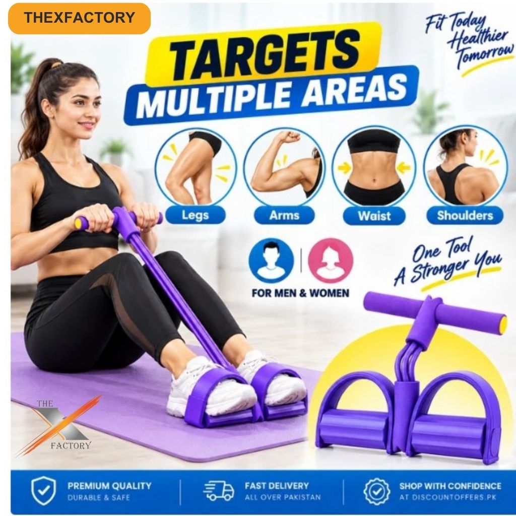 Tummy Trimmer & Pedal Puller Fitness Exercise tool