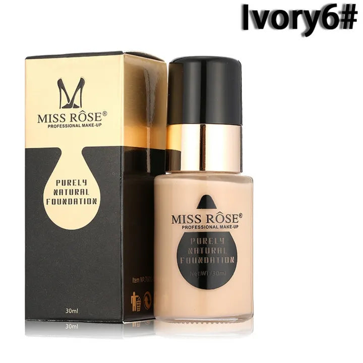 Miss Rose Waterproof Foundation, 30ml