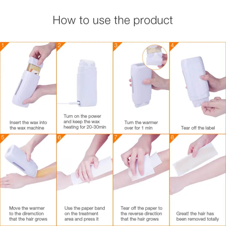 3-in-1 Depilatory Wax Heater Machine