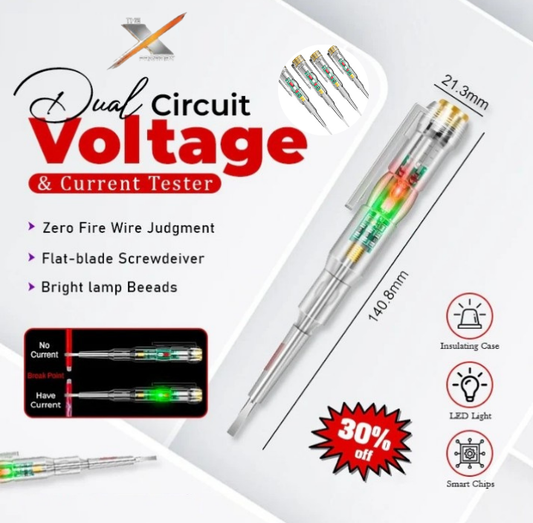 Dual Circuit Voltage & Current Tester