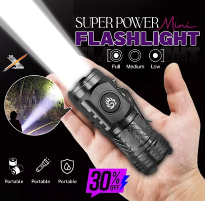 Three-Eyed Monster Mini Flash Super Power Flashlight