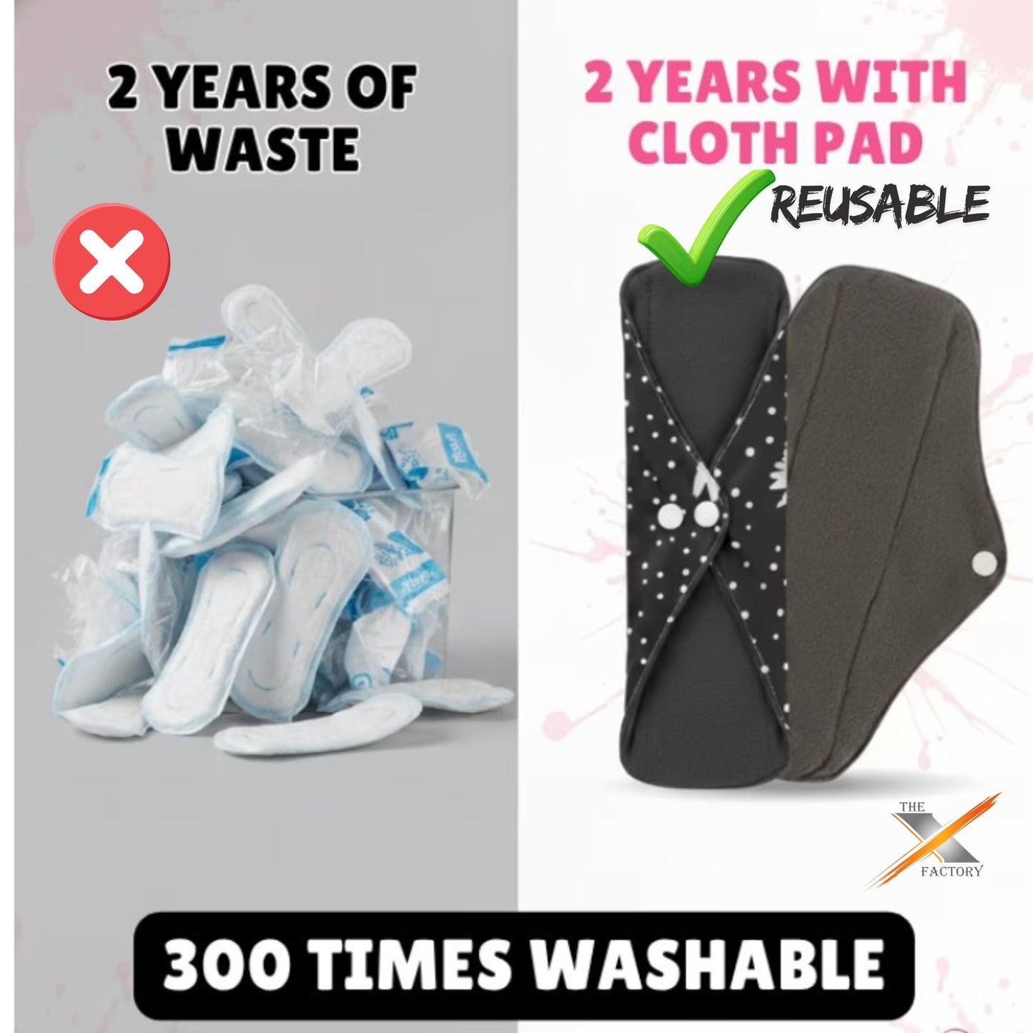 REUSABLE CLOTH PADS