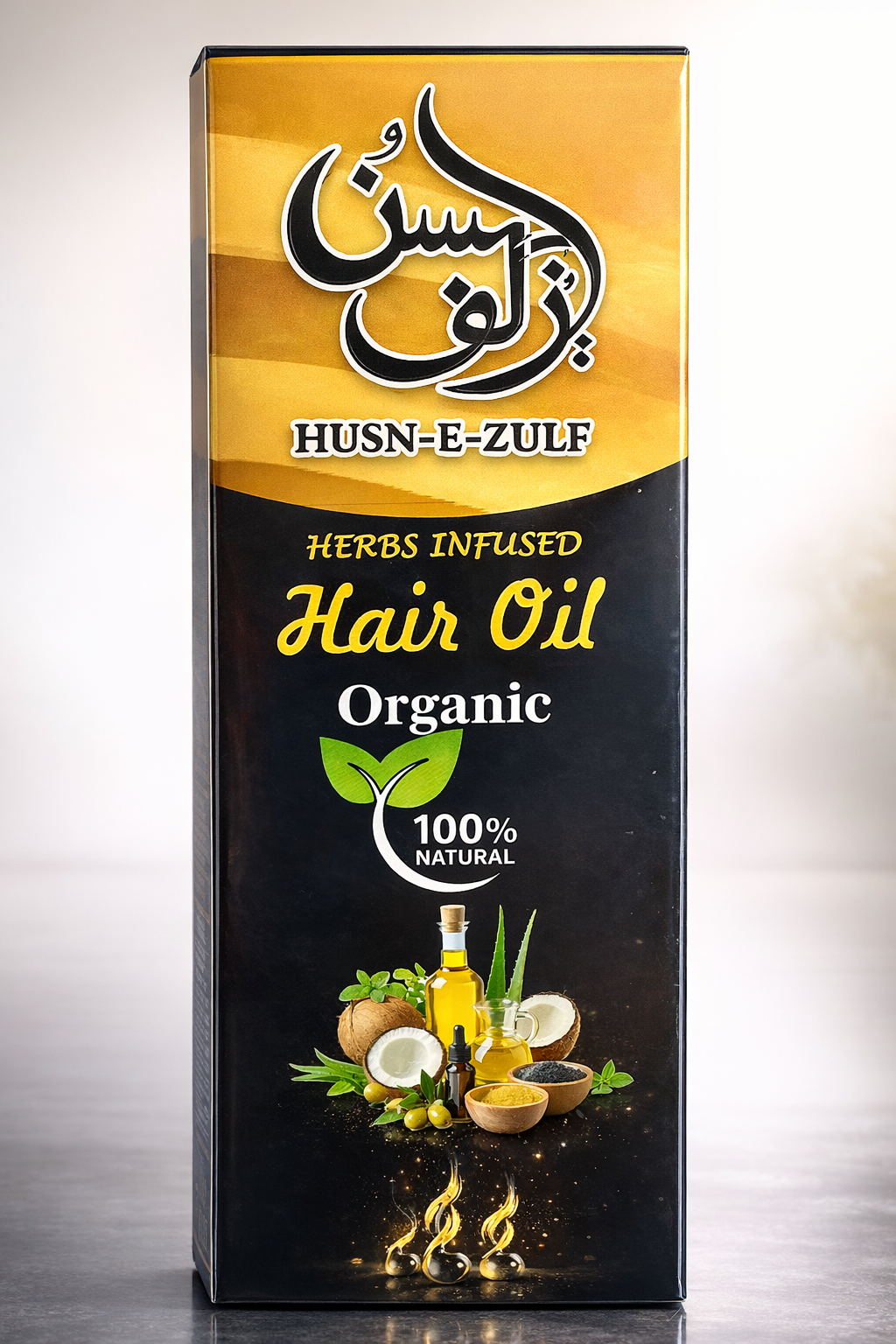 Husn-e-Zulf Organic Hair Oil