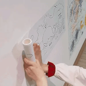 Children's Coloring Drawing Roll Sticker