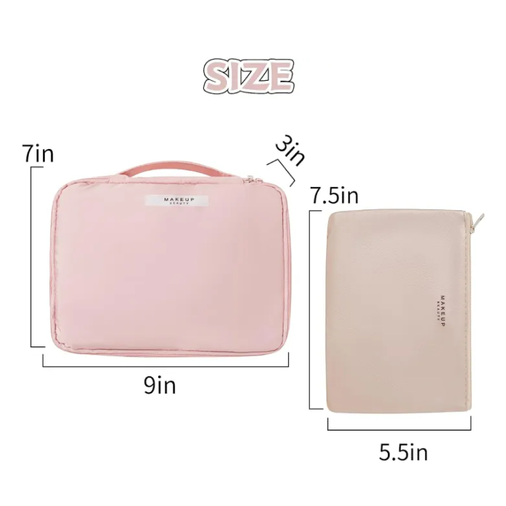 Waterproof 2-in-1 Makeup Storage Bag