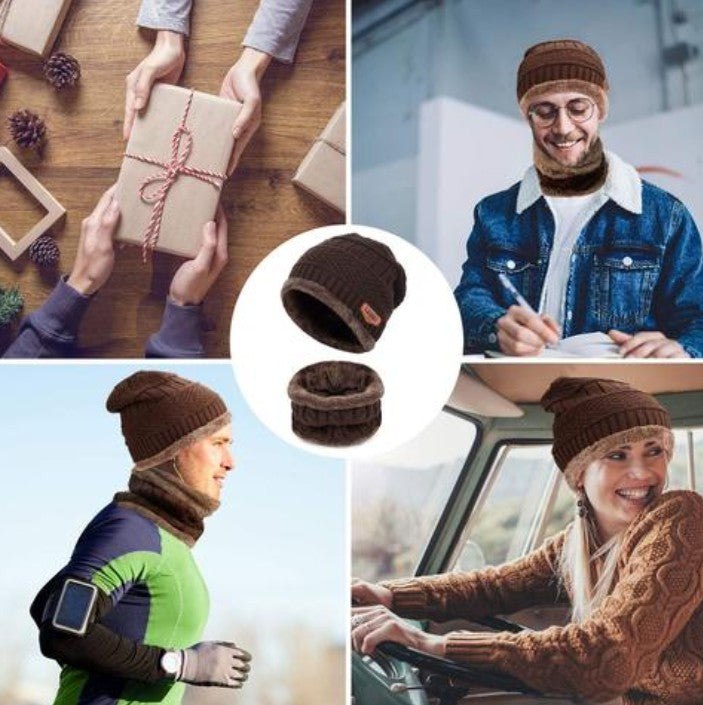 Beanie Hat And Scarf Set