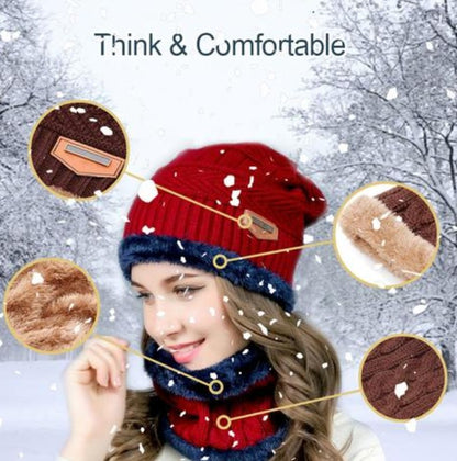 Beanie Hat And Scarf Set