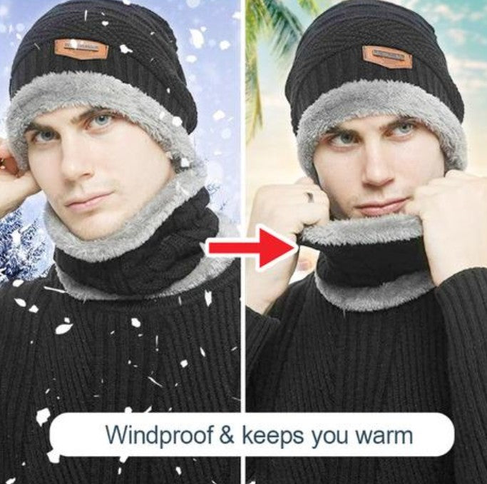 Beanie Hat And Scarf Set