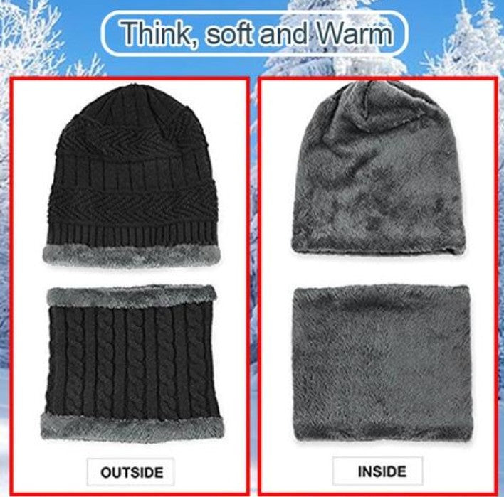 Beanie Hat And Scarf Set