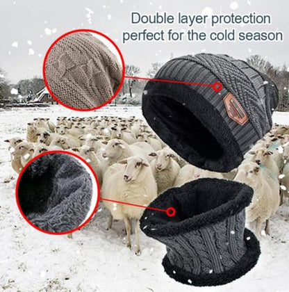 Beanie Hat And Scarf Set