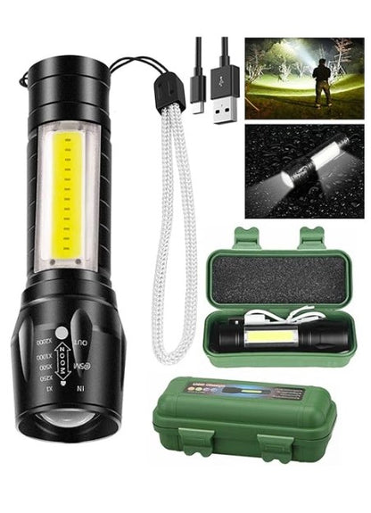 LED Mini Flashlight Rechargeable