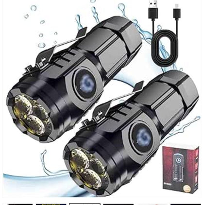 Three-Eyed Monster Mini Flash Super Power Flashlight