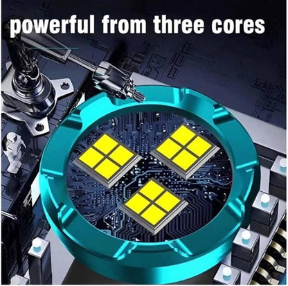 Three-Eyed Monster Mini Flash Super Power Flashlight