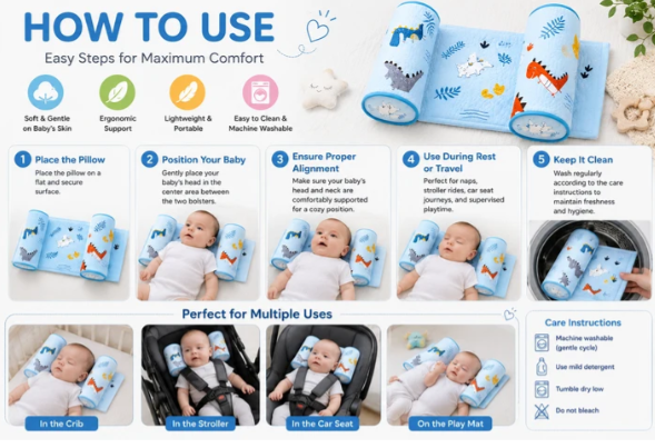 Baby Shaping Head Support Pillow