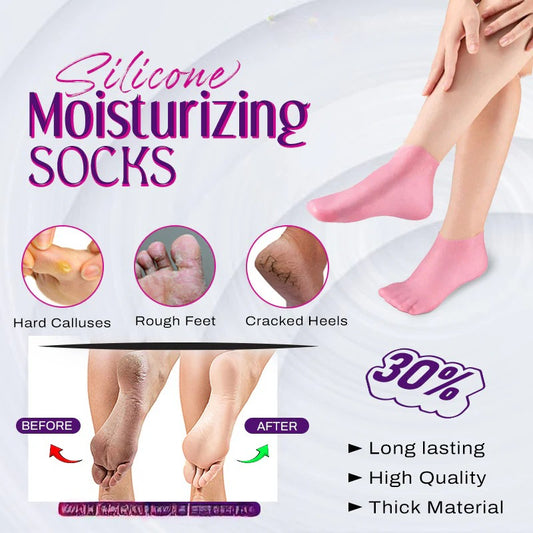 Silicone Moisturizing Socks - High Quality & Long Lasting
