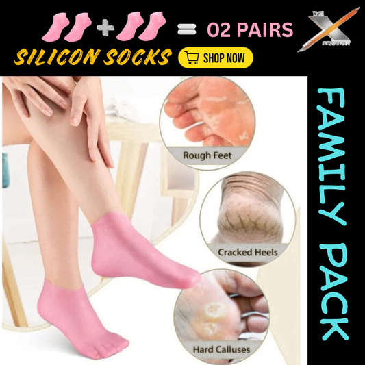 Silicone Moisturizing Socks - High Quality & Long Lasting
