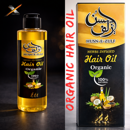 Husn-e-Zulf Organic Hair Oil