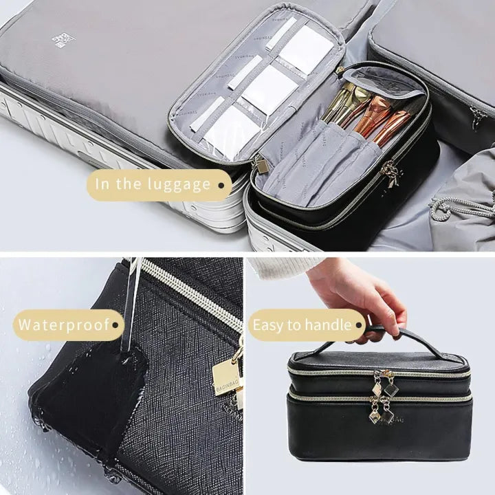 Waterproof 2-in-1 Makeup Storage Bag
