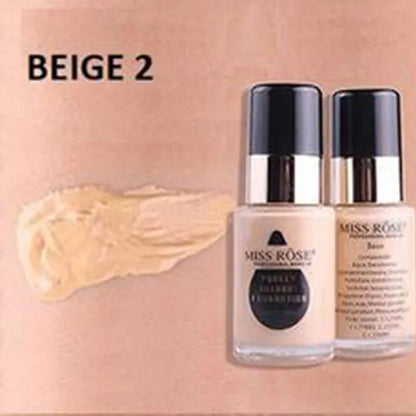 Miss Rose Waterproof Foundation, 30ml