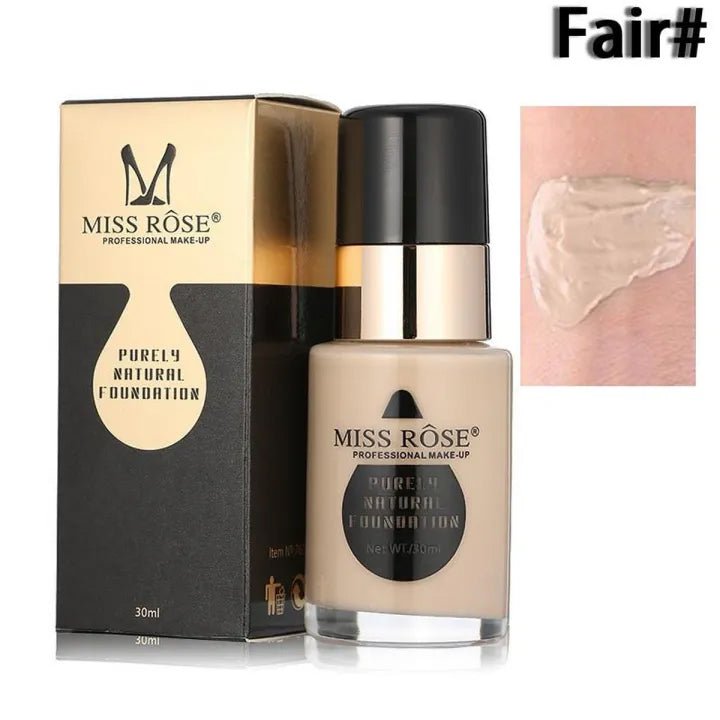Miss Rose Waterproof Foundation, 30ml