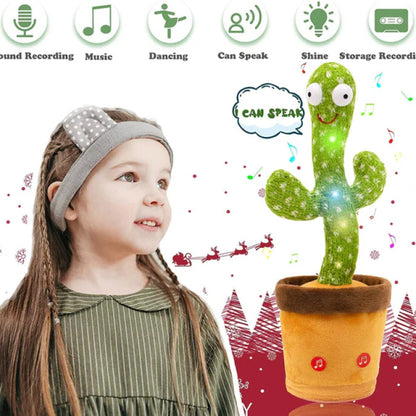 Dancing Talking Cactus Toy with USB Charge