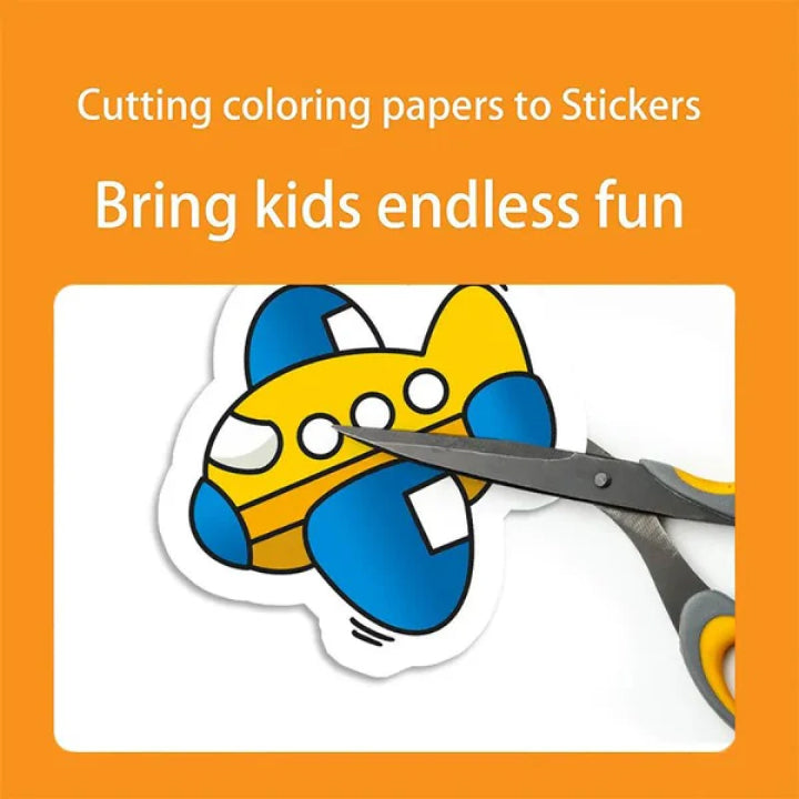 Children's Coloring Drawing Roll Sticker