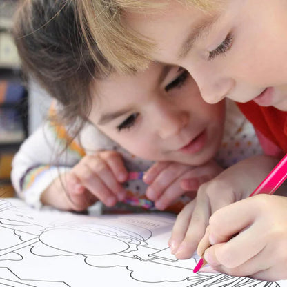 Children's Coloring Drawing Roll Sticker