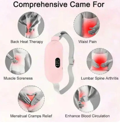 Electric Period Cramp Massager – Gentle Heating Pad for Quick Relief