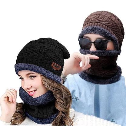 Beanie Hat And Scarf Set